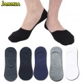 5Pairs/Lot New Summer Socks Men Cotton Business Invisible Socks Casual high quality Breathable Solid No Show Black Sporty Meias