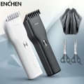 ENCHEN Boost Hair Clippers for Men Children Family Use Rechargeable Cordless Hair Trimmer Portable Electric Haircut