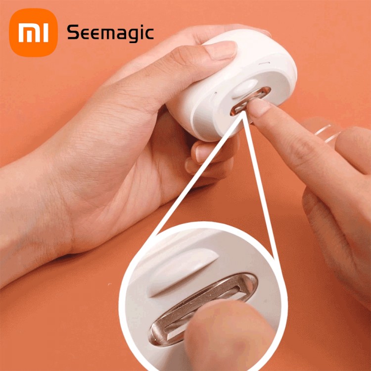 Xiaomi Seemagic Electric Automatic Nail Clippers Arc Trimmer Cutter Manicure For Baby Adult Care Scissors Body Tools With Light