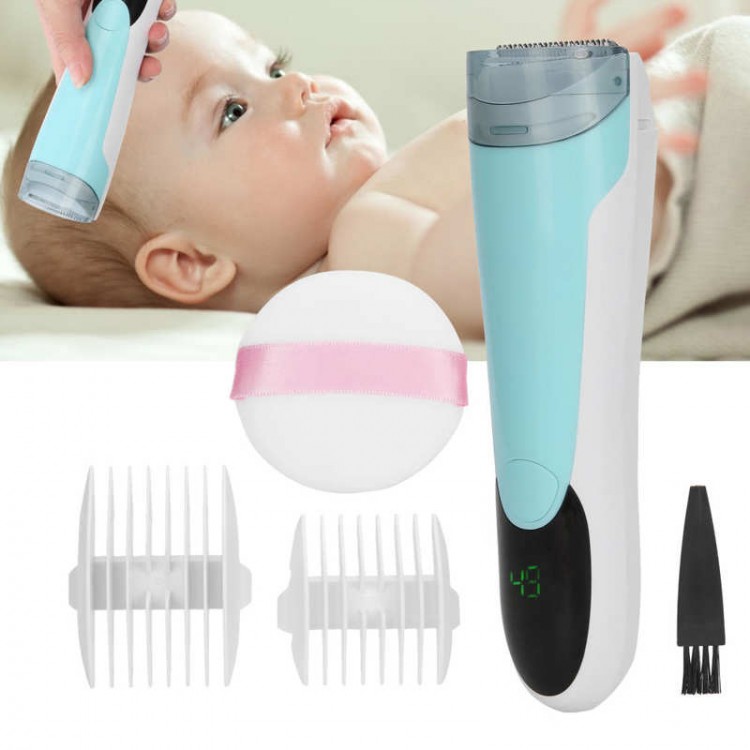 Automatic Vacuum Hair Trimmer Professional Baby Hair Clipper Mute Waterproof Detachable Electric Ceramic Hair Cutter Clipper
