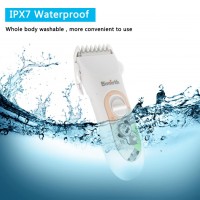 Waterproof UltraQuiet USB Rechargeable Professional Haircuts Hair Clipper For Baby Children Kids Use