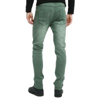 Brother Wang Brand 2022 New Men&#39;s Elastic Jeans Fashion Slim Skinny Jeans Casual Pants Trousers Jean Male Green Black Blue