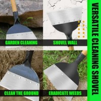 Multi-Functional Outdoor Garden Cleaning Shovel Steel ice Farm Tool shovel flat Planting Weeding Dropshipping Weeding shove I5H6
