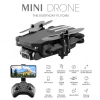 Mini Foldable Drone 4K 1080P HD Camera RC Drone 2.4GHz 4CH WiFi Fpv Helicopter Altitude Hold Quadcopter with Battery RC Dron Toy