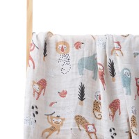 Kangobaby #My Soft Life# All Season Muslin Swaddle Blanket Newborn Bath Towel Multi Designs Functions Baby Wrap Infant Quilt