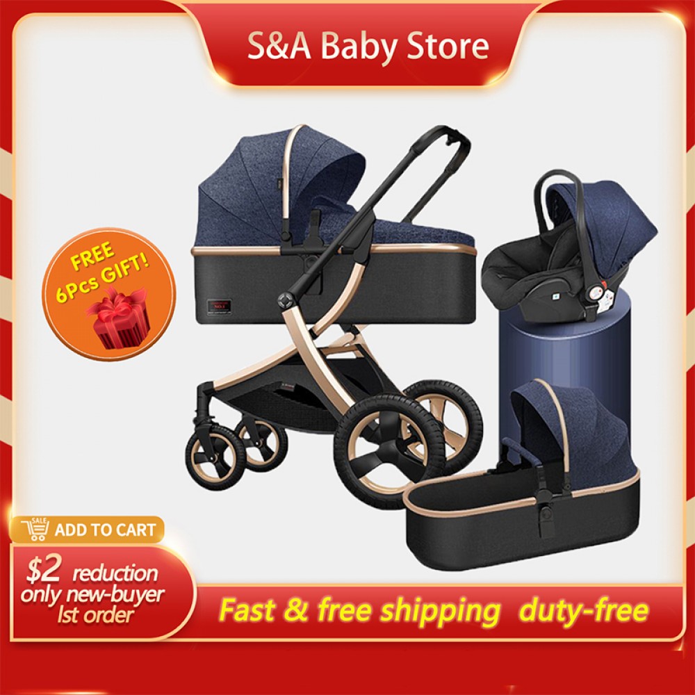 2020 New Pram Fast Shipping Free Shipping Portable 3in1 Baby Stroller 2in1 Carriage