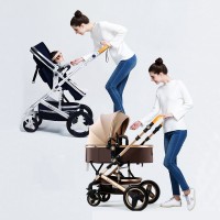 Newborn 2 In 1 Baby Stroller,Luxury high landscape baby carriage,Folding pram,travel Pushchair,baby trolley car,baby strollers