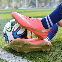 BINBINNIAO Men Women Professional Football Boots TF AG Kids Boys Girls Students Soccer Shoes Cleats Sport Sneakers size 32-47