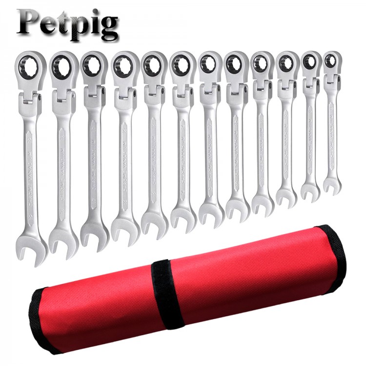Car Wrench Set Multitool Key Set Ratchets Wrench Spanner Set Socket Wrenchs Tool Keys for Car Repair