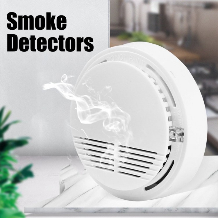 1pcs Smart Smoke Detector CO Sensor 85DB Alarm Fire Carbon Monoxide Smoke Detector Wifi Fire Protection Home Security Alarm