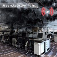 5Pcs 10Pcs Smoke Sensor Alarm Sensitive Photoelectric Independent Fire Smoke Detector for Home Security Alarm System