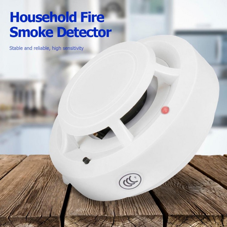 Smoke Fire Detector Alarm Home Security Independent Alarm Sensor High Decibel Loudspeaker Long Life Imported Loudspeaker