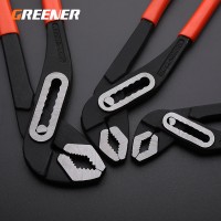 Greener 8&quot;10&quot;12&quot;Fast Water Pump Pliers Plumber Plumbing Combination Tools Universal Wrench Adjustable Water Pipe Pliers