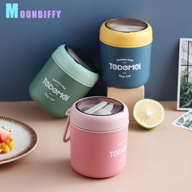 Mini Vacuum Flasks Thermoses Cup Food Container Stainless Steel Soup Water Cup Insulation Lunch Box Thermos Bottle Coffee Mug