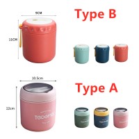 Stainless Steel Soup Flask 400ml-500ml Thermos Lunchbox With Spoon for Kids Children School BPA Free Leakproof Food  Container