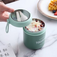500ml Stainless Steel Thermos Lunchbox With Spoon for Kids Children School BPA Free Leakproof Mini Soup Hot Food Flask Container