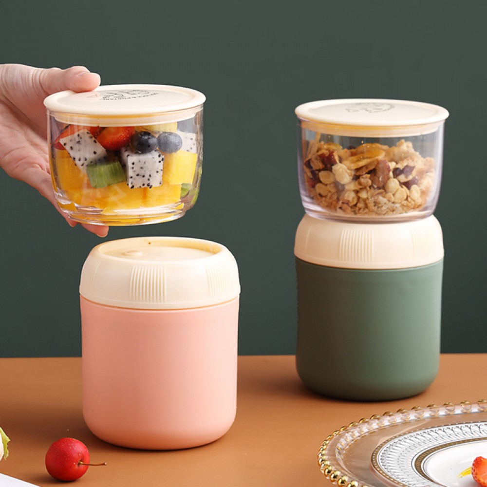 Mini Thermal Lunch Box Food Container With Spoon Stainless Steel Food Soup Cup Vacuum Flasks Thermocup For School Office