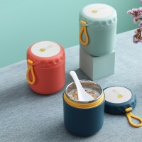 Mini Thermal Lunch Box Food Container With Spoon Stainless Steel Food Soup Cup Vacuum Flasks Thermocup For School Office