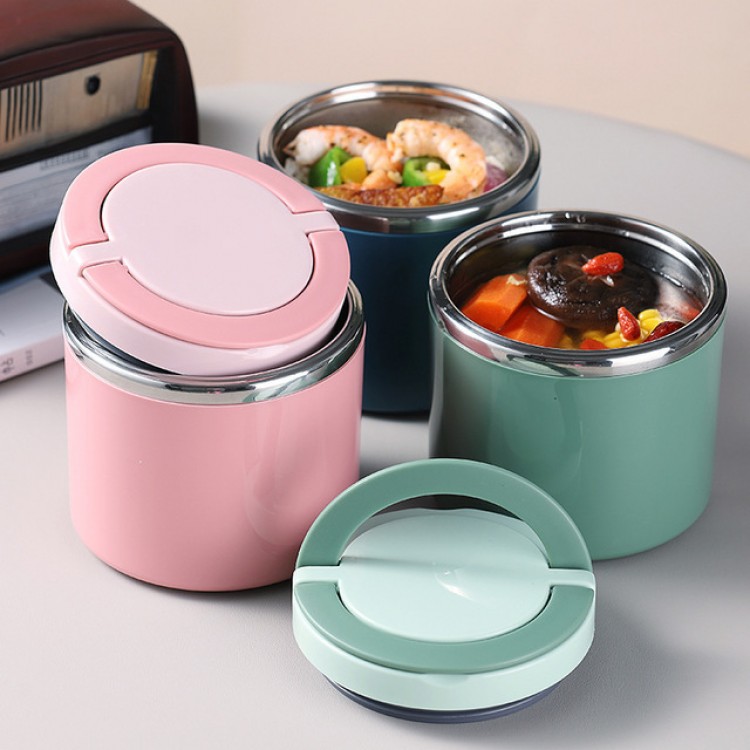 Soup Thermos Food Jar Insulated Lunch Container Bento Box for Cold Hot Food Food Flask Stainless Steel Lunch Box With Handle