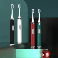 Electric Toothbrush Adult Soft Bristle Fully Automatic Male Women&#39;s Battery Basic Waterproof Mute Sonic Toothbrush