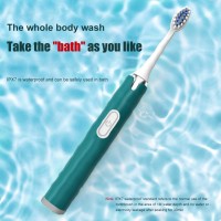Electric Toothbrush Adult Soft Bristle Fully Automatic Male Women&#39;s Battery Basic Waterproof Mute Sonic Toothbrush