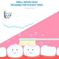 Children Sonic Electric Toothbrush Cute Cartoon Kid Toothbrush Teeth Whitening Soft Bristle Children Teethrush Oral Cleaning