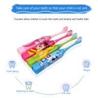 Children Sonic Electric Toothbrush Cute Cartoon Kid Toothbrush Teeth Whitening Soft Bristle Children Teethrush Oral Cleaning