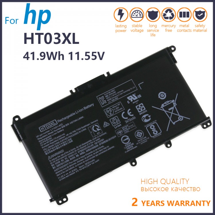 New Genuine HT03XL Laptop battery For HP 14-CE000 15-CS0037TX 15-cw1000AU 15-da0043TX 17g-cr0000TX 15s-dy0002TX 15s-du1008TX