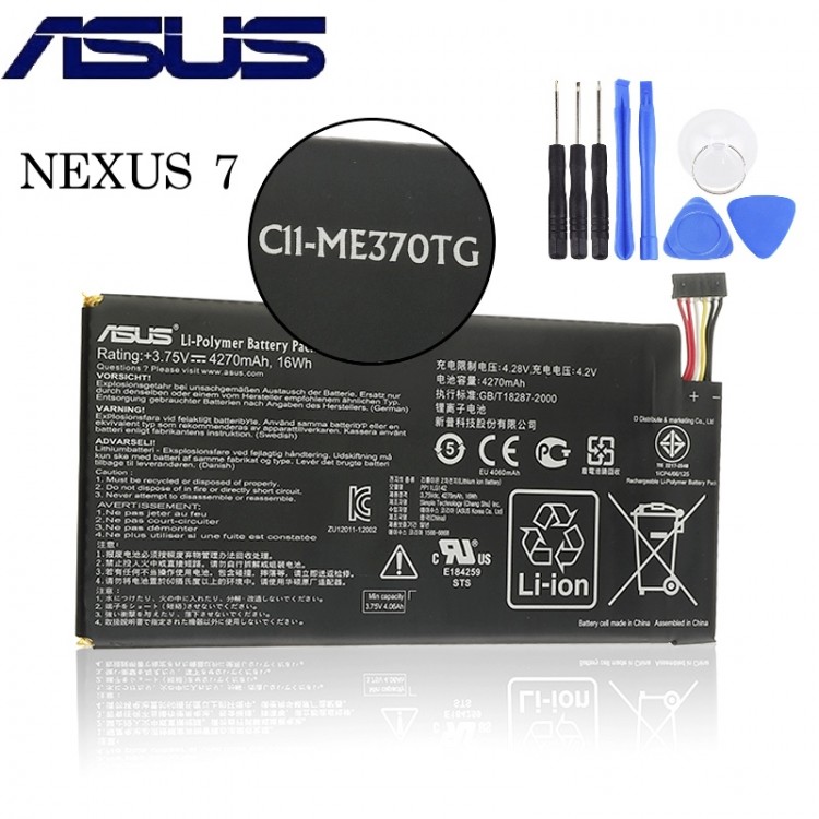 Original ASUS High Capacity C11-ME370TG Battery For ASUS C11-ME370TG NEXUS 7 Table PC Laptop battery 4270mAh