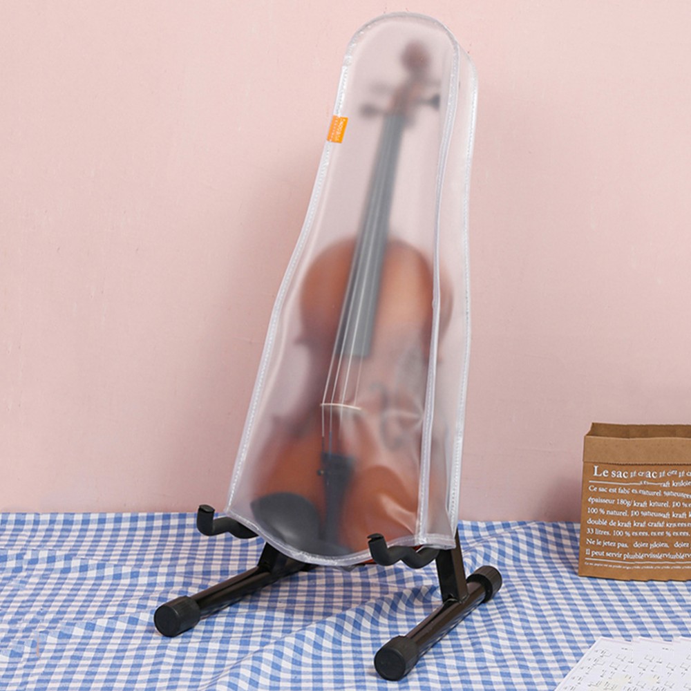 Transparent Waterproof Violin Case Dust Proof Cover Bag For 3/4 4/4 Violins PVC Durable Moisture-proof Violin Accessories