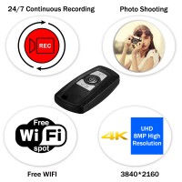 4K wifi mini camera Car Key 2K Cam Full HD 1080P Micro camcorder Wireless Security Camcorder Video Hid Den DVR Recorder Monitor