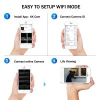 4K 2K Wifi Mini Camera Car Key Cam 1080P Micro Camcorder Wireless Security Camcorder DVR Video Recorder Monitor Oculta Camera