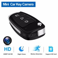 1080P Full HD Mini Camera Ultra-compact IR Night Vision Sports Surveillance Camera Car Key Camera Portable Keychain Cam