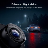APEMAN Dual Dash Cam C420D for Cars Front and Rear with Night Vision 1080P FHD Mini in Car Camera 170° Wide Angle