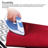 Pad Cotton Extra Thick Ironing Board Cover Washable Heat Resistant Household Replace Printed Flat Large Reusable Non-Slip Felt
