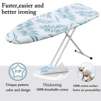 Cotton Ironing Board Cover Large  Printed Ironing Board Cover Protective Non-slip Thick Colorful for Home Cleaner 148x55cm