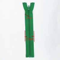 5Pcs 3# Nylon Zipper Resin Open End 20Cm-60Cm Suitable For Garment Sewing Process (20 Colors)