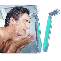 10 PCS Stainless Steel Blade Razor Bathrooms Disposable Safety Shaving Handle Razor for Man Face Care Shaving