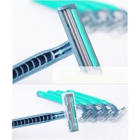 10 PCS Stainless Steel Blade Razor Bathrooms Disposable Safety Shaving Handle Razor for Man Face Care Shaving