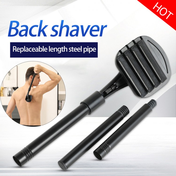 Man Back Shaver for Men Body Hair Shaving Razor Hair Trimmer Long Handle Manual Hair Removal Tools Safety Epilator