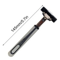 2 Layers 6pcs/30pcs  Shaving Machine Safety Razor Blades Manual Shaving  Face Care Beard Hair Remover