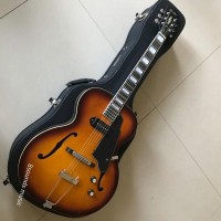free shipping New High quality P90 pickups archtop guitar jazz electric guitar with hollow body guitars