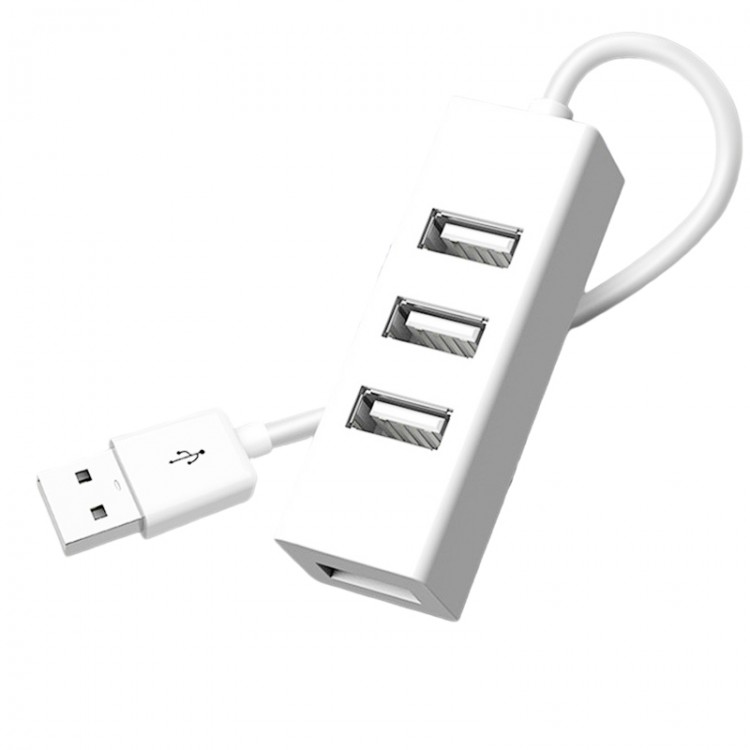 USB 2.0 HUB Power Supply HUB 4 Port USB Adapter For PC Laptop Computer Accessories ABS USB Splitter USB2.0