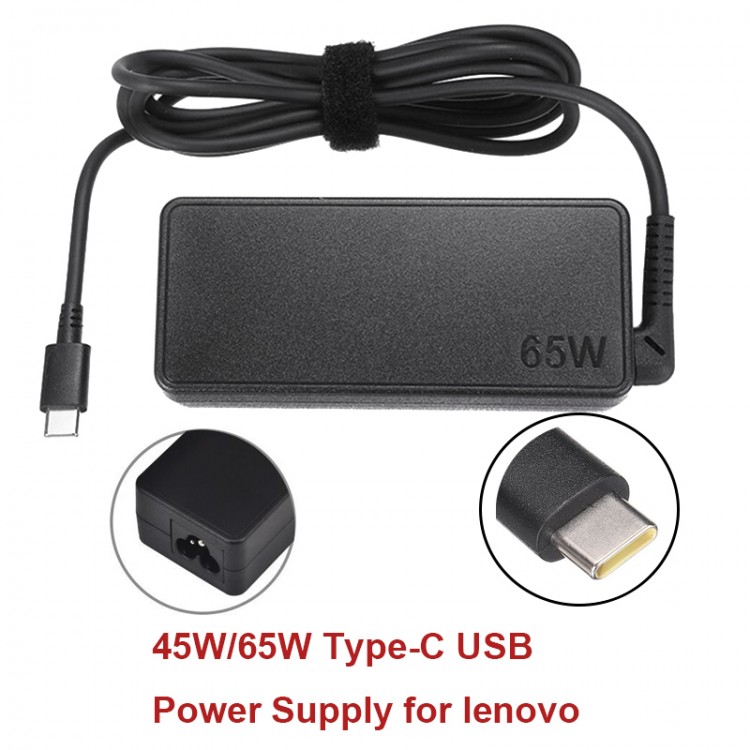 45W/65W USB C Power Supply Adapter Type C Laptop Charger Adapter AC  Adapter for lenovo