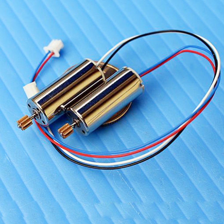 2pcs Micro 8520 Coreless DC Motor 3.7V 51000RPM Ultra-High Speed NdFeB Strong Magnet mini Engine with 8 teeth gear For RC Drone