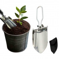 Mini Garden Trowel Foldable Handheld Shovel Foldable Garden Hand Trowel With Carrying Case For Indoor Garden Plant Care