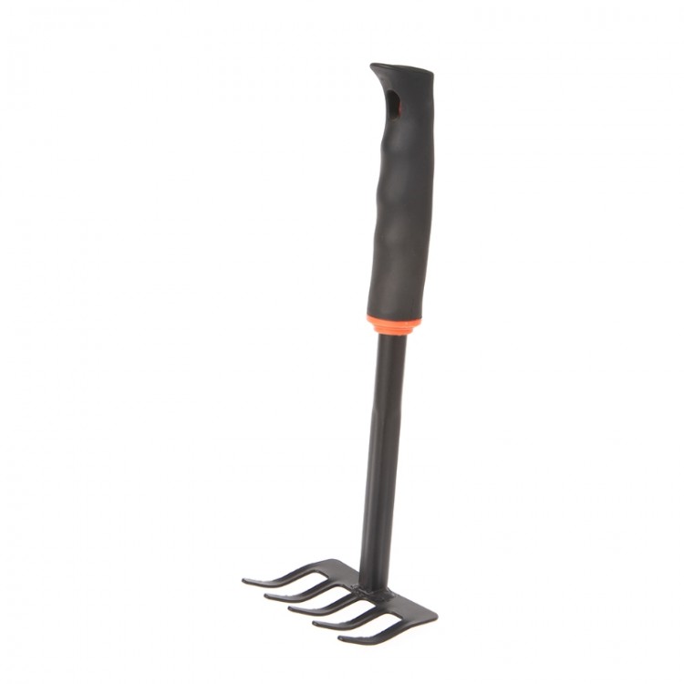1Pc Portable Digging Tool Mini Steel Rake For Home Garden Transplanting Tool G88A