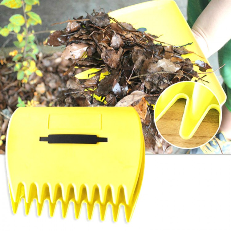34*25CM Leaves Garden Cleaning Rubbish Leaf Scoop Collect Tool Hand Rakes Trimming Grass Portable Yard Lawn Grabber Pick Up