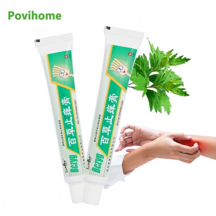25g Herbal Psoriasis Ointment For Eczema Anti-itching Allergy Treatment Cream Anti Bacterial Dermatitis Medical Cream Skin Care
