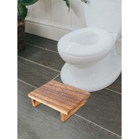 Wooden Step Stool For Bedside Indoor,Bedside Step Stool Toilet Stool Non-Slip Pad Bathroom Helper Assistant Foot Seat Footstool